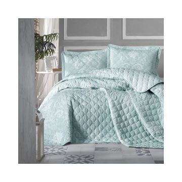 Cuvertura De Pat Clasy-Matlasata Alone V2, 240x260 cm, 2 fete perna, bumbac, multicolor, reversibil