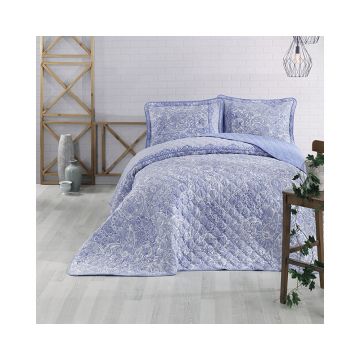 Cuvertura De Pat Clasy-Matlasata Elvina, 240x260 cm, 2 fete perna, bumbac, multicolor, reversibil