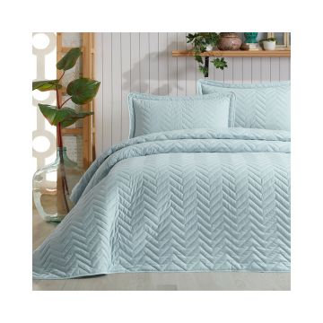 Cuvertura De Pat Clasy-Matlasata Ibiza V5, 240x260 cm, 2 fete perna, bumbac, multicolor, reversibil