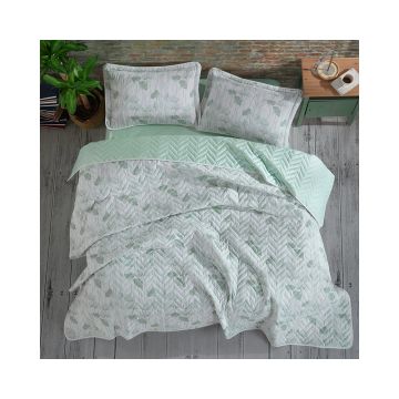 Cuvertura De Pat Clasy-Matlasata Peru, 240x260 cm, 2 fete perna, bumbac, multicolor, reversibil