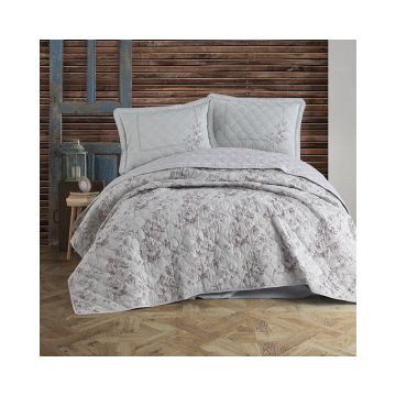 Cuvertura De Pat Clasy-Matlasata Porto V2, 240x260 cm, 2 fete perna, bumbac, multicolor, reversibil