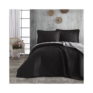 Cuvertura De Pat Clasy-Matlasata Prestige V3, 240x260 cm, 2 fete perna, bumbac, multicolor, reversibil