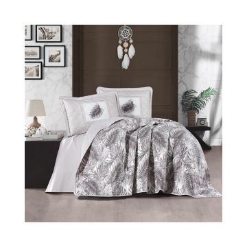 Cuvertura De Pat Clasy-Matlasata Puma V2, 240x260 cm, 2 fete perna, bumbac, multicolor, reversibil