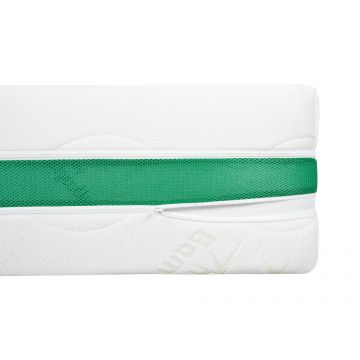 Husa saltea 160x200x27, Bamboo, sistem de aerisire 3D, matlasata,  lavabila, detasabila, cu fermoar