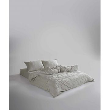 Lenjerie de pat dubla, L'essentiel Maison, Cassandra, Cremă naturală