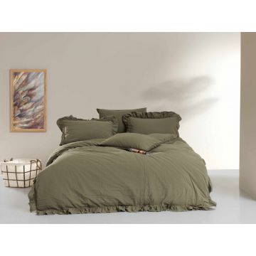 Lenjerie de pat dubla, L'essentiel Maison, Exclusive, Capulet Olive
