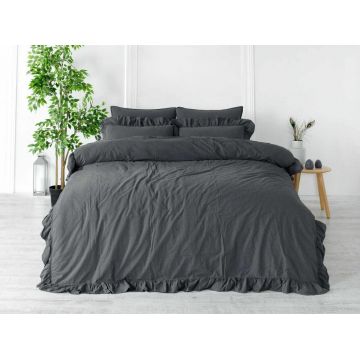 Lenjerie de pat dubla, L'essentiel Maison, Exclusive, Gri