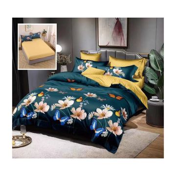 Lenjerie De Pat Finet P29, textil 70% BBC, 6 piese, pentru 2 persoane, multicolor