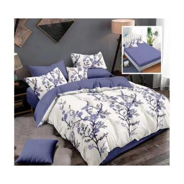 Lenjerie De Pat Finet P33, textil 70% BBC, 6 piese, pentru 2 persoane, multicolor