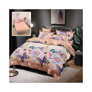 Lenjerie De Pat Finet P37, textil 70% BBC, 6 piese, pentru 2 persoane, multicolor