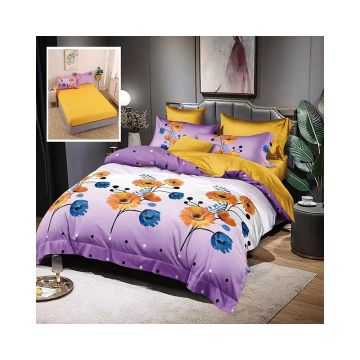 Lenjerie De Pat Finet P39, textil 70% BBC, 6 piese, pentru 2 persoane, multicolor