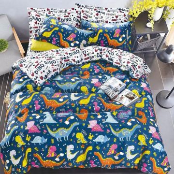 Lenjerie Dino Roar (Bumbac Satinat)