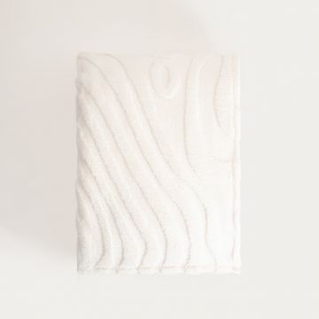 Patura Raul, Homla, 150x200 cm, poliester, ecru