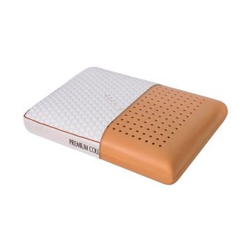 Perna Green Future Cool Copper Free Air Memory 40x60 cm, spuma memory, husa pes lavabila, alb