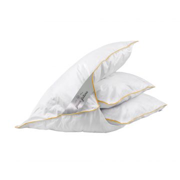 Perna Green Future Feeling 3 in 1 Puf de Gasca 50% Pana de Gasca 50%, 50x70 cm, husa bumbac, alb