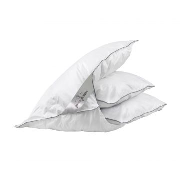 Perna Green Future Life 3 in 1 Nanofibra 50x70 cm, memory foam, nanofibra, husa bumbac, alb