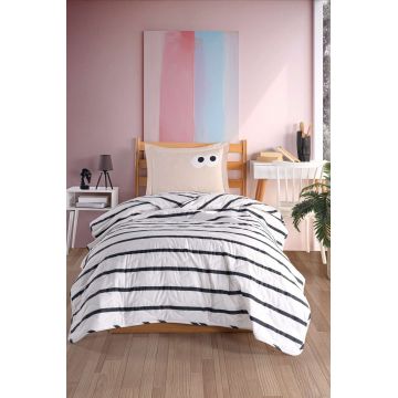 Set cuvertura Single 160x220 cm, 2 piese, L'essentiel Maison, Funny, Maro