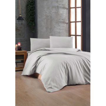 Lenjerie de pat dubla Super King (EU) (IT), L'essentiel Maison, Grey, Gri
