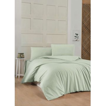 Lenjerie de pat dubla Super King (EU) (IT), L'essentiel Maison, Light Green, Verde deschis