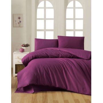 Lenjerie de pat dubla Super King (EU) (IT), L'essentiel Maison, Purple, Mov
