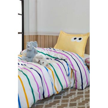 Lenjerie de pat pentru o persoana Single XXL (DE), 2 piese, L'essentiel Maison, Funny, 65% bumbac/35% poliester, Galben