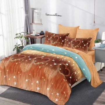 Lenjerie cu Elastic 180x200 cm, Solvane 6 Piese (Finet)