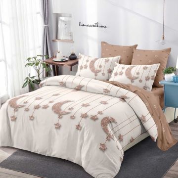 Lenjerie cu Elastic 180x200 cm, Velmora 6 Piese (Finet)