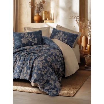 Lenjerie de pat dubla Super King (FR), 3 piese, L'essentiel Maison, Noctelle, Bej