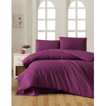 Lenjerie de pat dubla Super King (FR), L'essentiel Maison, Purple, Mov