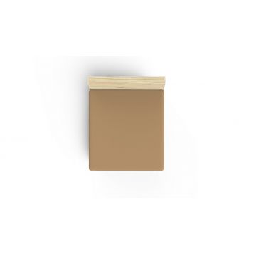 Cearceaf de pat cu elastic Ranforce Double (FR) (IT) (ES) (DE), L'essentiel Maison, Light Brown, Maro deschis