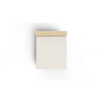 Cearceaf de pat cu elastic Ranforce Double XL (FR) (IT) (ES) (DE), L'essentiel Maison, Cream, Crem