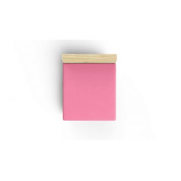 Cearceaf de pat cu elastic Ranforce Single Large (FR), L'essentiel Maison, Pink, Roz
