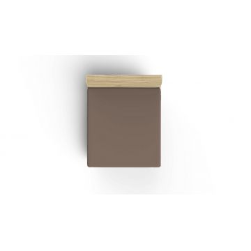 Cearceaf de pat cu elastic Ranforce Single Small (FR), L'essentiel Maison, Brown, Maro