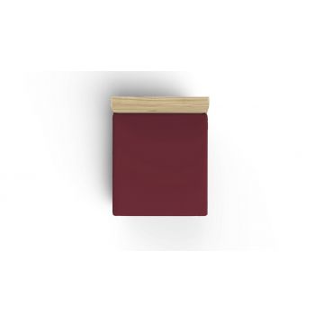 Cearceaf de pat cu elastic Ranforce Super King (FR) (IT) (ES) (DE), L'essentiel Maison, Maroon, Maro