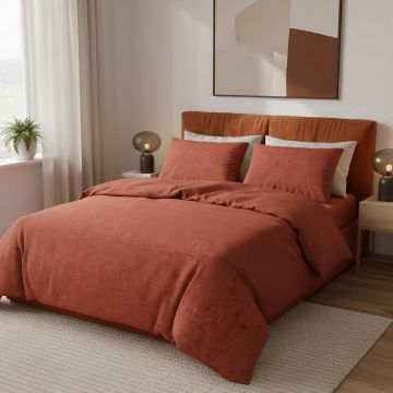 Lenjerie de pat dubla (DE), L'essentiel Maison, Felix Kombin, Tile Red / Yellow / White / Black