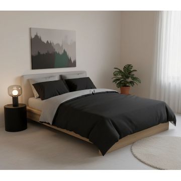 Lenjerie de pat pentru o persoana (DE), L'essentiel Maison, Giorno Kombin, Gri