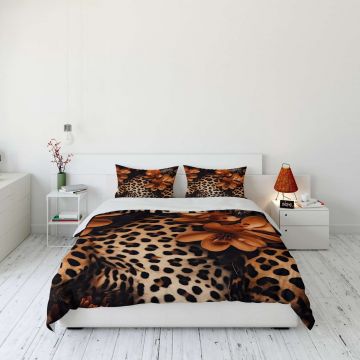 Lenjerie de pat pentru o persoana (FR), 2 piese, L'essentiel Maison, FLW_DVT25-36, Multicolor