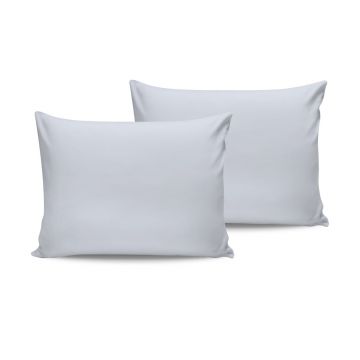 Set 2 fete de perna Satin (EU) (IT), L'essentiel Maison, De White, Alb