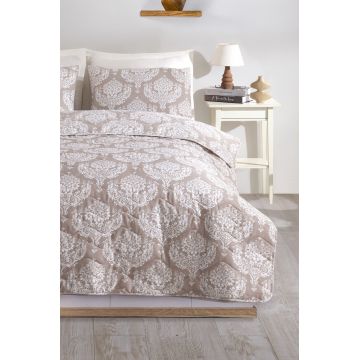 Set cuvertura matlasata dubla King (FR), 3 piese, L'essentiel Maison, Post, Maro