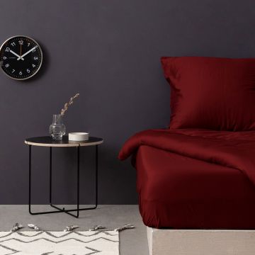 Cearceaf de pat cu elastic Satin Queen XL (DE), L'essentiel Maison, De Maroon, Maro