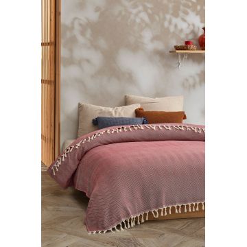 Cuvertura matlasata dubla, L'essentiel Maison, Ermes, Rosu claret