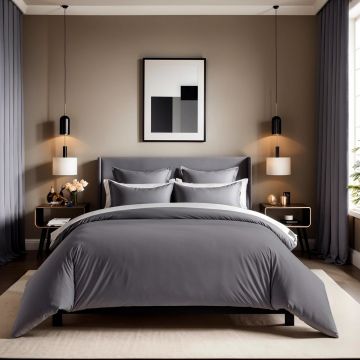 Husa de pilota Ranforce Double (FR) (IT) (DE), L'essentiel Maison, Tonne Grise, Gri