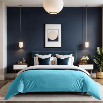 Husa de pilota Ranforce Single (FR), L'essentiel Maison, Tonne Bleue, Turcoaz