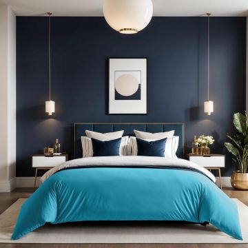 Husa de pilota Ranforce Single (FR), L'essentiel Maison, Tonne Bleue, Turcoaz