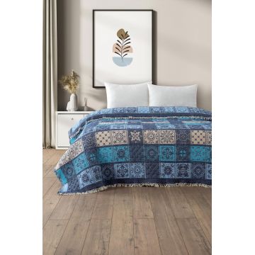 King Quilt, L'essentiel Maison, Patchwork, Albastru