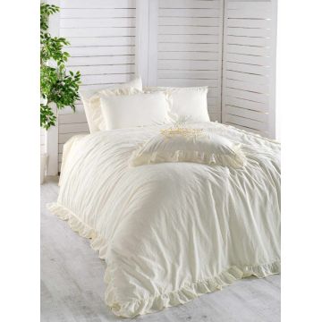 Lenjerie de pat dubla, L'essentiel Maison, Exclusive, Alb