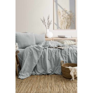 Lenjerie de pat dubla, L'essentiel Maison, Salve, Verde menta