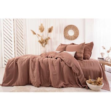 Lenjerie de pat dubla, L'essentiel Maison, Vetro, Bej