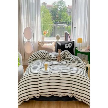 Lenjerie de pat pentru o persoana, L'essentiel Maison, Funny, Maro