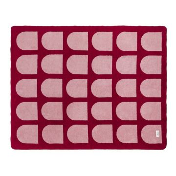 Pătură roșie/roz 150x200 cm Gilli – noo.ma